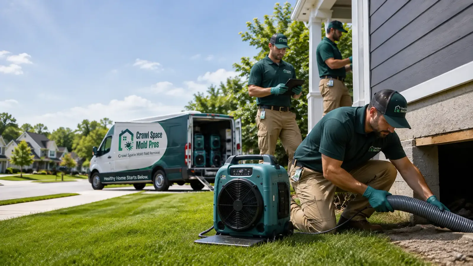 Crawl Space Mold Removal in Mount Carmel, IL